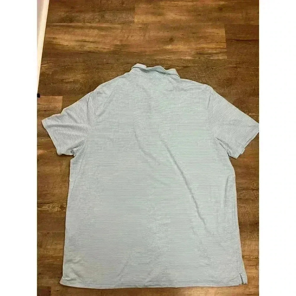 Vineyard Vines Edgartown Performance Polo Men's XXL Striped Blue Stretch - Picture 9 of 12